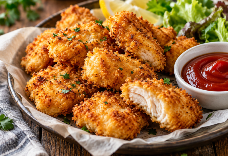 Nuggets de poulet maison à l’Air Fryer